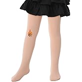 SUREPOCH Thick Fleece Lined Tights for Girls Warm Fleece Stockings Toddler Winter Thermal Tights for Kids 2t 4-6 7-8 10-12