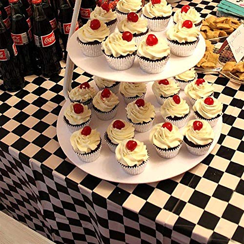 4 FONBALLOON+PARTY+Checkered+Racing+Table