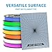 Best 3D Printing Build Surface - 8x8 Square Bases - Bin The Blue Tape, Kapton Tape and Hairspray, No Prep 3D Print Base - Premium 3D Printer Parts and Accessories