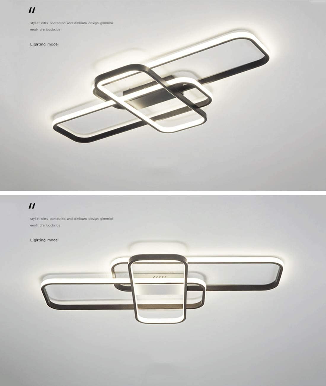 mirrea Techo De Luz LED Modern Living Room con Control Remoto Control