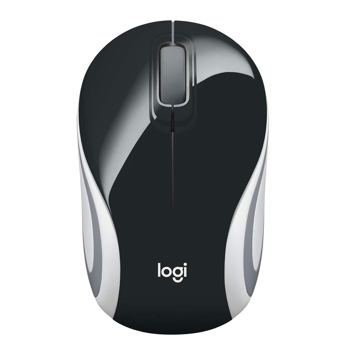 Logitech M187 Souris Sans Fil Mini Ultra Portable, 2,4 Ghz Avec Récepteur Usb, 1000 Ppp, Suivi Optique, 3 Boutons, Compatible Avec PC/Mac/Portable - Noire