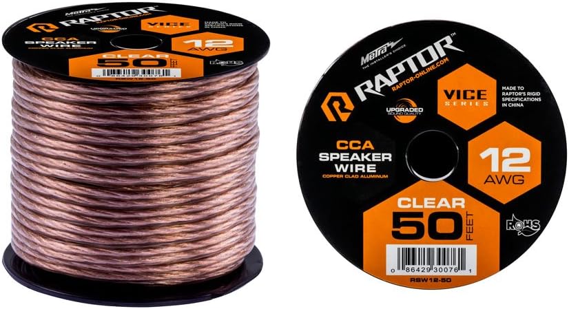 Raptor RSW12-50 Vice Series - Speaker Wire: Car Electronics