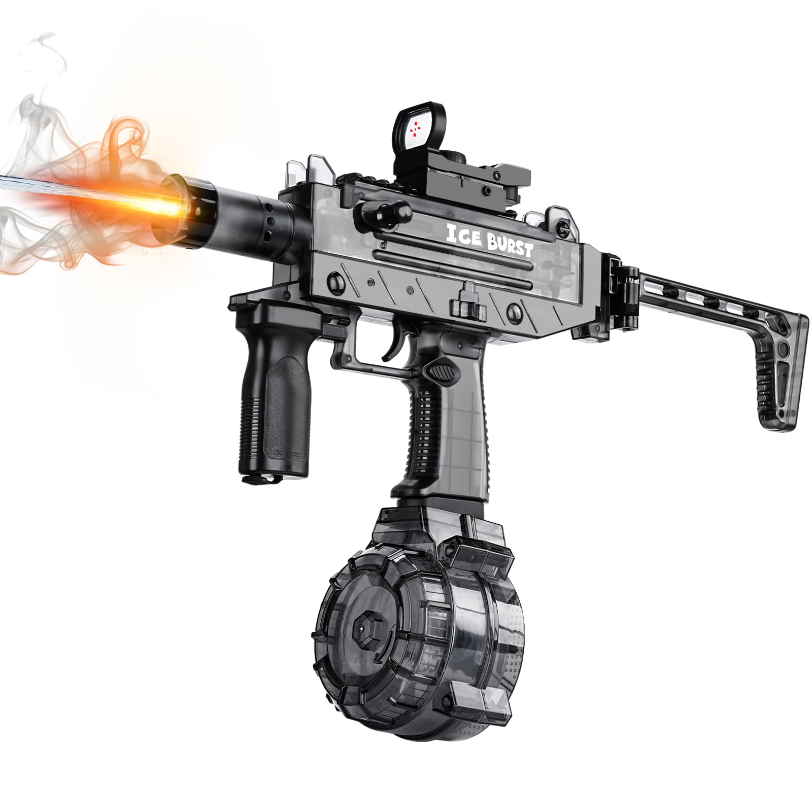 Photo 1 of Electric Water Gun with Realistic Fire Effect and Scope, Automatic Squirt Guns for Kid Age 8+, Classic Water Blaster Pistol for Outdoor Summer Pool Beach Party Toy(Black)