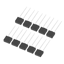 uxcell 30Pcs DIP Mounted Miniature Square Slow Blow