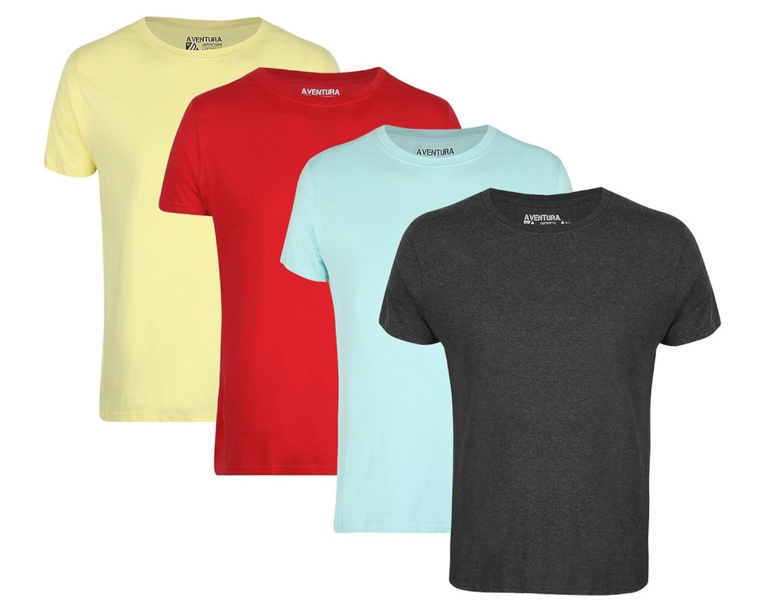 aventura outfitters men's cotton t-shirt (pack of 4)