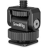 SmallRig 1/4" Mini Ball Head Cold Shoe Mount Adapter with 1/4"-20 Thread for Camera Phone Cage LED Video Light-3577