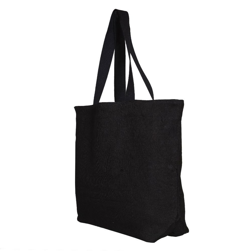 ecoright reusable 100% jute cotton ecofriendly large tote bag