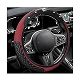 MUQIDA Bling Car Steering Wheel Cover, 15 Inch