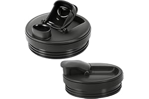 2Pcs Replacement Parts Lids for Ninja Blender, (3.35" Inner Diameter) Sip & Seal Spout Lids for Ninja 18oz 24oz 32oz Cups, Co