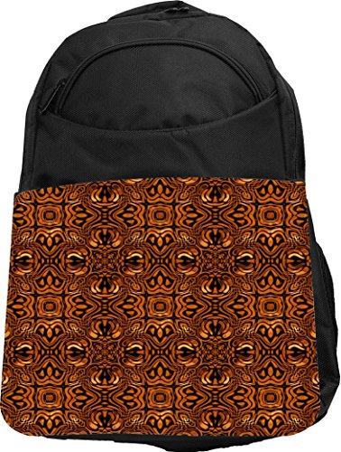 Rikki Knight UKBK Grunge Molten Mini Kaleidoscope Tech BackPack - Padded for Laptops & Tablets Ideal for School or College Bag BackPack