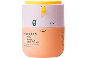 Evereden Kids Face Cream, 1.7 oz. | Fragrance-Free and Kids Face Lotion with SPF 20 | Clean and Non-Toxic Face Moisturizer | Multi-Vitamin Skin Care | FSA Eligible