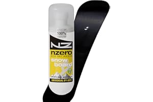 N-ZERO NZEROWAX ECO SNOWBOARD Liquid Wax Applicator – 3.38 fl oz (100ml) | Fast, Easy-to-Apply Glide Wax for Maximum Speed & Control