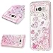 S8 Plus Case, Mavis's Diary Colorful Painting 3D Design Quicksand Cover Soft TPU Bumper Clear Case with Bling Glitter Shiny Diamonds Sparkle Flowing Liquid Stars for Samsung Galaxy S8 Plus, Unicorn