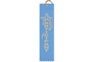 HODGES BADGE COMPANY, INC. Hodges Badge Company Star Participant Ribbon – 25 Count or 50 Count Pack