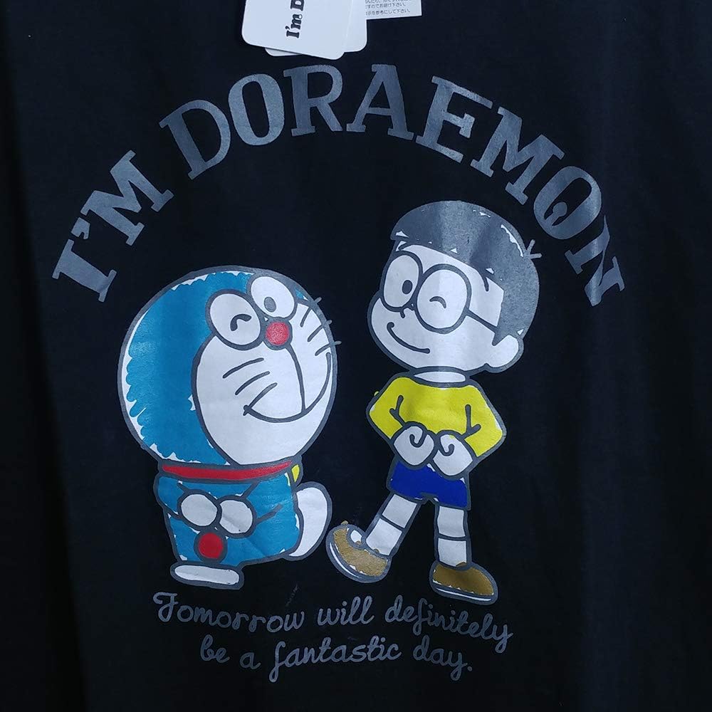 Amazon ドラえもん のび太 Tシャツ L I M Doraemon サンリオ キャラ グッズ ブラック 52 Tシャツ カットソー 通販