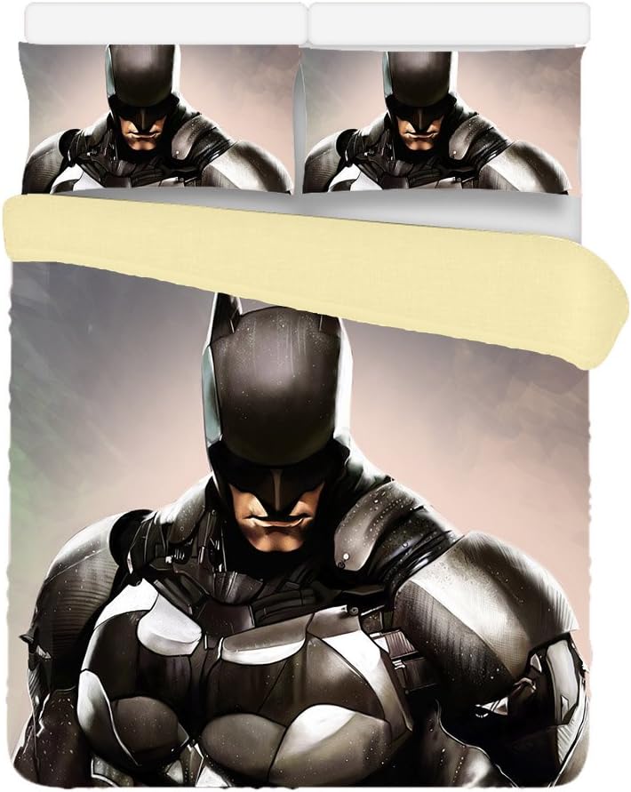 Custom Batman 3 Piece Duvet Cover Bedding Set Queen Size 200x230CM