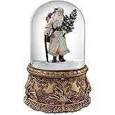 Santa Musical Domed Water Globe San Francisco Music Box