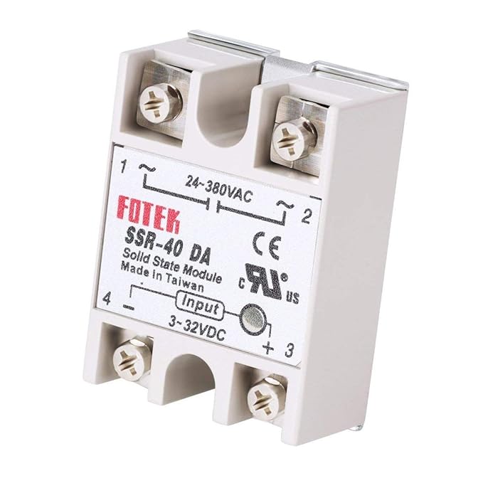 PassionIn Solid State Relay Ssr-10Da Ssr-25Da Ssr-40Da 10A 25A 40A Actually 3-32V Dc 24-380V Ac Ssr 10Da 25Da 40Da Dmwd
