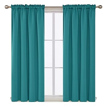 Amazon Com Deconovo Blackout Curtains Rod Pocket Thermal