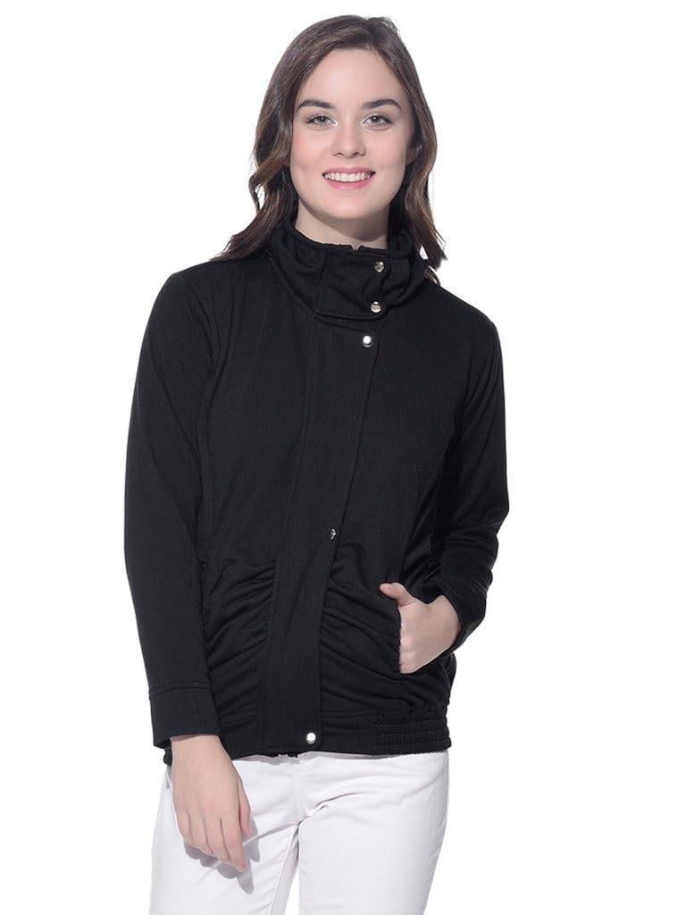 purys black winter fleece jacket