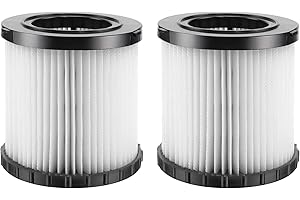 ALIDDLE 2 Packs of DCV5801H Wet or Dry Vacuum Replacement Filter, Suitable for dowalt DCV580 and DCV581H, Washable and Reusable
