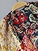 SweatyRocks Women Kimono Vintage Floral Beach Cover Up (One Size, Multicolour)