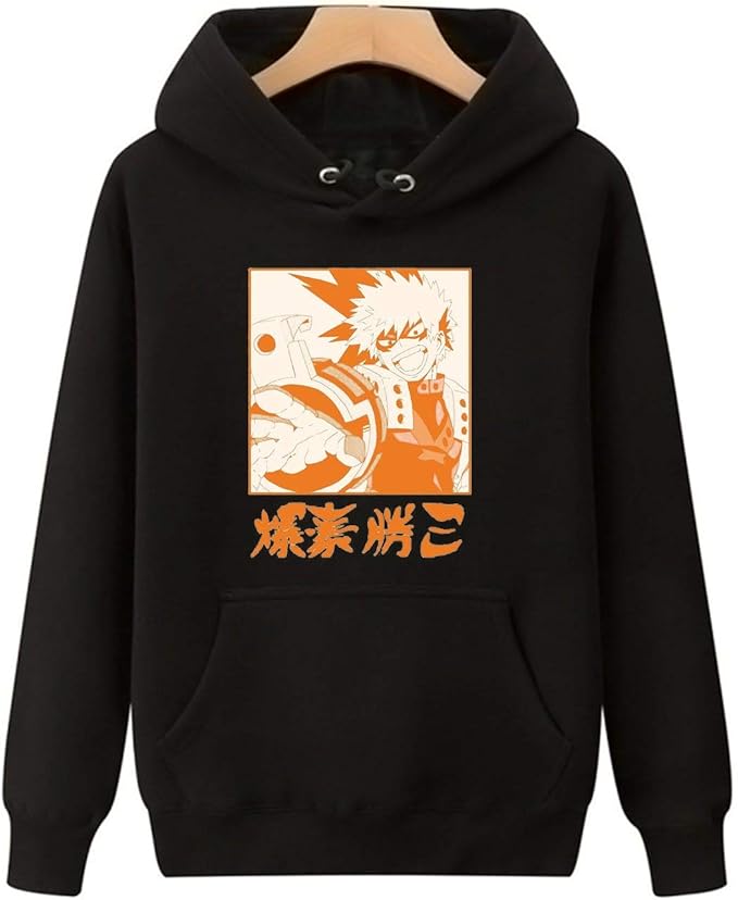 bakugo hero costume hoodie