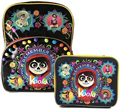 Disney PIXAR COCO Remember me 16 inches Large Licensed Backpack w/lunch bag