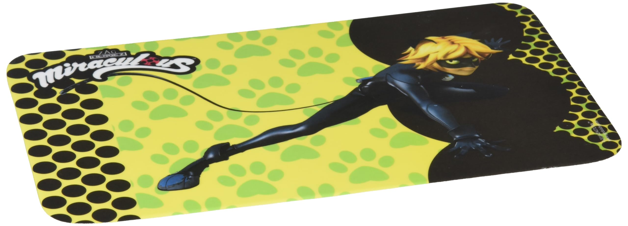 Miraculous 13009 Bread Board, Breakfast Board, Melamine Cat Noir