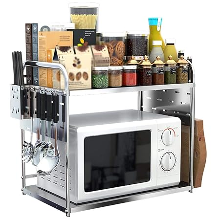 PENGFEI Estante De Cocina Rejilla del Horno Microondas Tabla ...