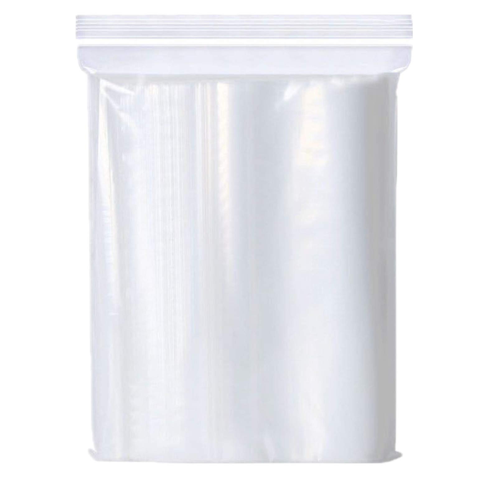 50pcs 24x36cm Thickening Resealable Big Grip Seal Bags - Clear Plastic Sealable Storage Pouches for Home, Kitchen, Crafts, Jewellery, DIY Arts