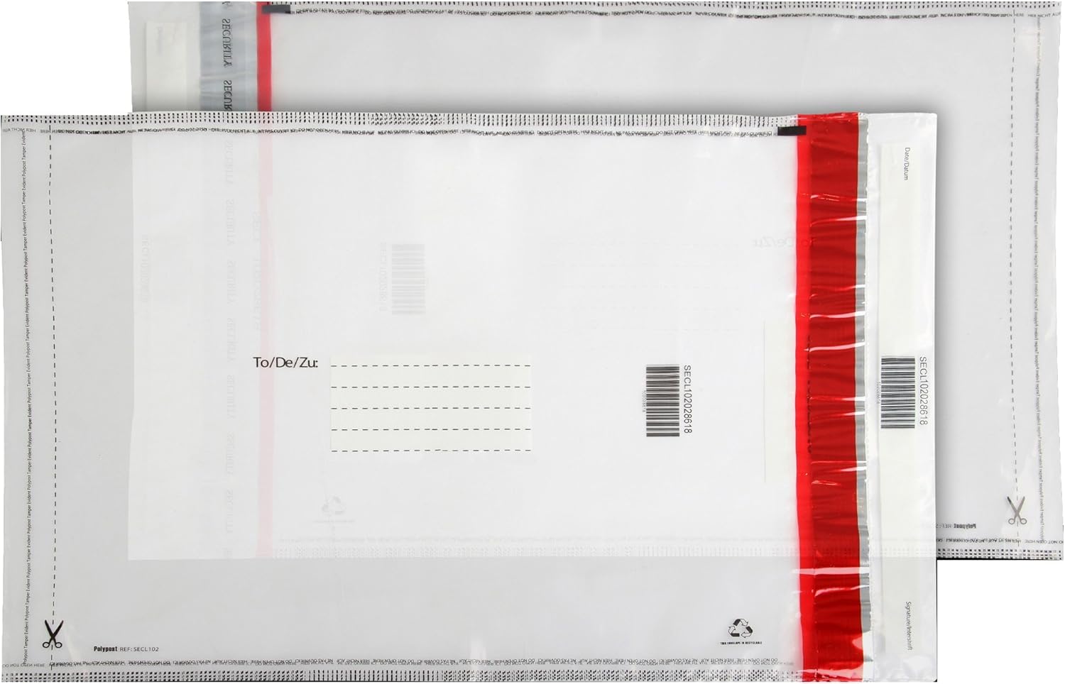 Blake Envelopes Purely 430 x 330 mm Pochette en polyéthylène avec Patte auto-adhésive