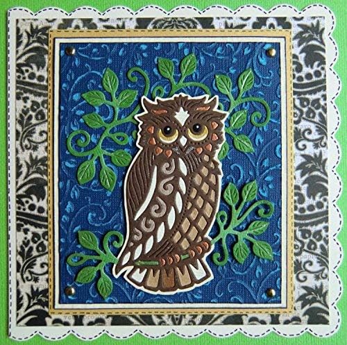 Sweet Dixie Owl and Branch Die, Grey, 23.3 x 13 x 0.8 cm - Image 5