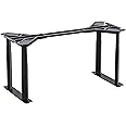 VWINDESK VJ401 Four Legs(Columns) Electric Height Adjustable Standing Desk Frame Only W/Four Motors, Ergonomic Sit Stand Up Height Adjustable Steel Base with Digital Memory Keypad (Black)