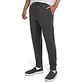 Quiksilver Mens Regular Fit Active Performance Heavyweight Jacquard Mesh and Polar Fleece Jogger Pants