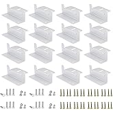 ECO-Worthy 16 Units Solar Panel Mounting Z Brackets | Lightweight Aluminum, Corrosion-Free, 4 Sets of 4 Units, for RV/Trailer/Boat/Yacht/Wall/Off-Grid Roof