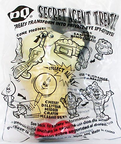 DQ Dairy Queen Secret Agent Treats Cone Phone Kid's Pick-nic! Kids Meal Toy