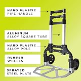WMR Heavy Duty Aluminium Folding Hand Truck Trolley 80kg Load Capacity view 2