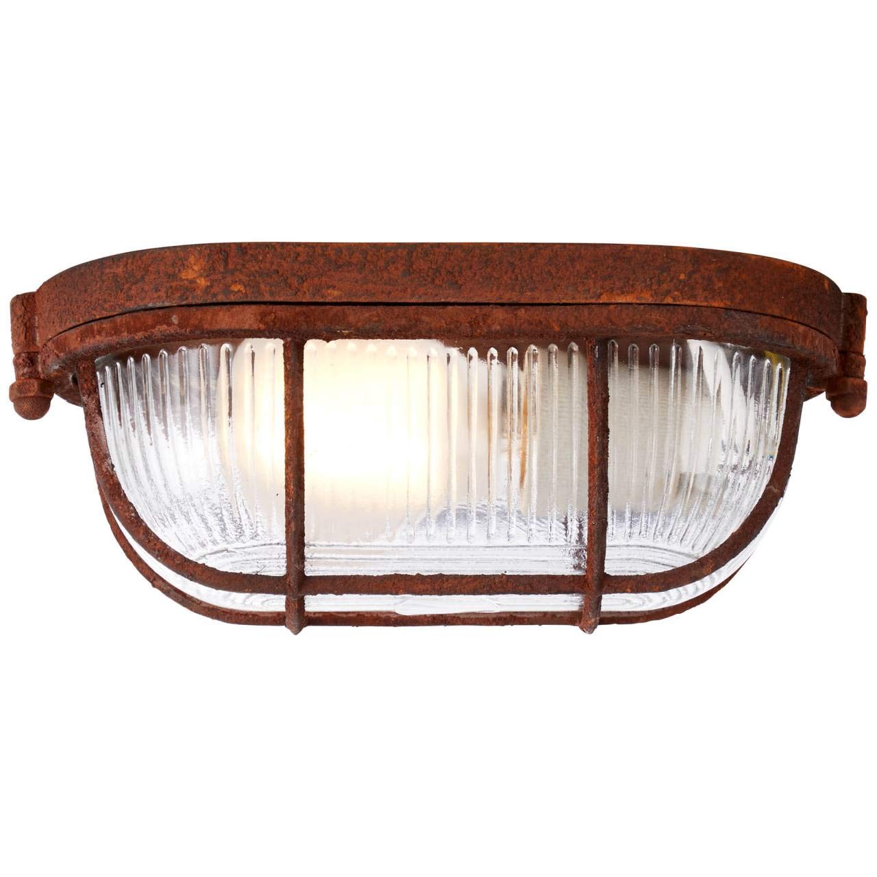 Brilliant Bobbi 94458/60 Wall and Ceiling Light Rust-Coloured