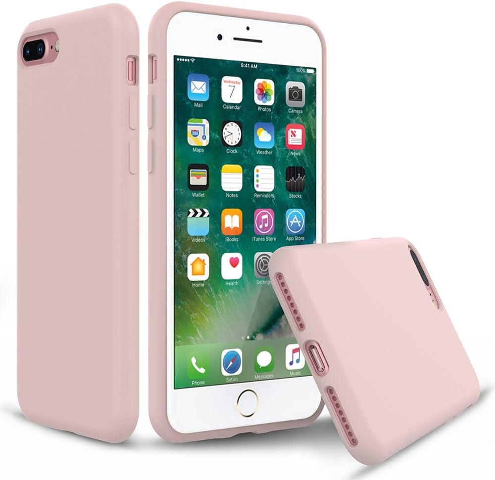 PENJOY Compatible with iPhone 12 Case, Designed for iPhone 12 Pro Case 6.1 inch(2020), Liquid Silicone Gel Rubber Full Body Protection Shockproof Drop Protection Case