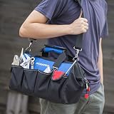 WORKPRO 14 Inch Tool Bag Organizer Waterproof with 13 Pockets view 2