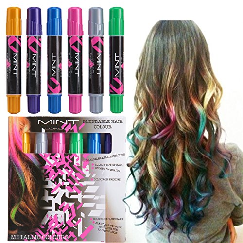 Hot Hues Hair Chalk for Girls Temporary Pops of Hair Color! Best