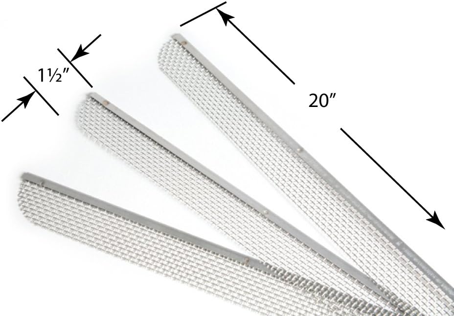 Camco Flying Insect Screen for Dometic Refrigerator Vents - Protects from Flying Insect Nests, 20” x 1-1/2” Stainless Steel Mesh, RS 600 - (3 Pack) (42149): Automotive