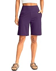 G Gradual Women's Bermuda Long Shorts with Pockets