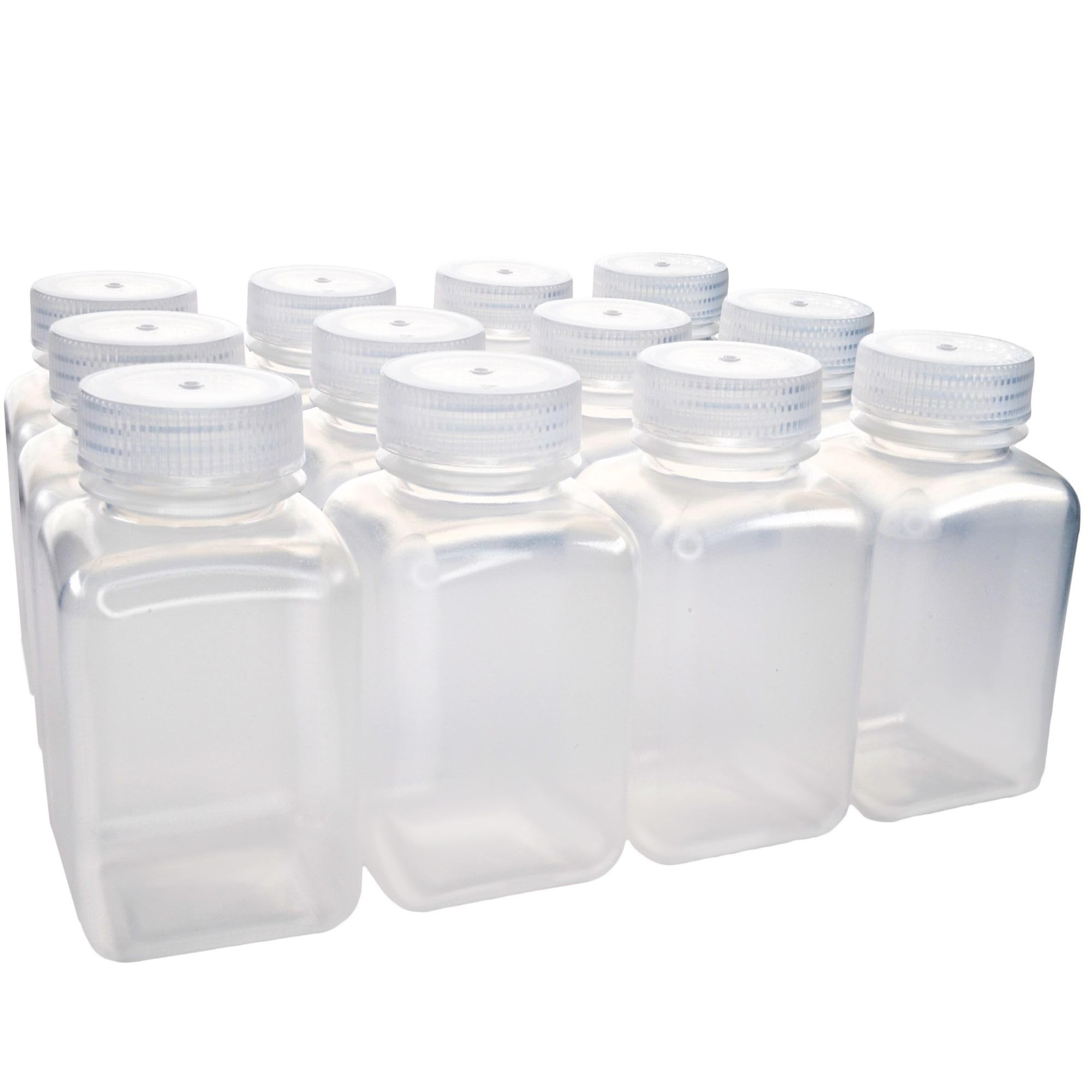EISCO - Pack of 12, 250mL Square Polypropylene