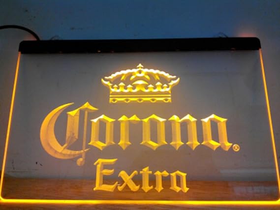 Corona Extra LED Zeichen Werbung Neonschild Gleb