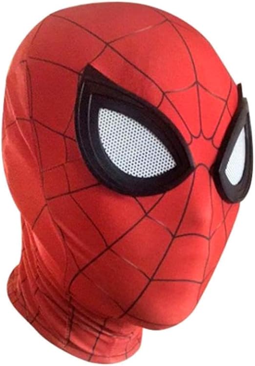 Cosplay Life Spider Pullover Mask with Mesh Lenses Halloween Costume