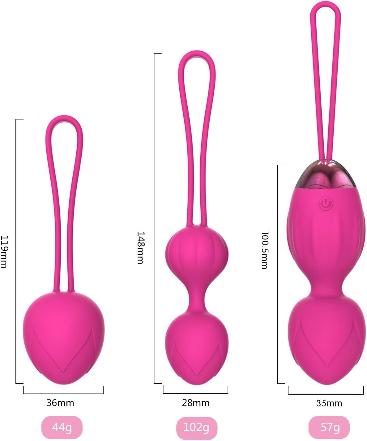 Kegel Balls 2 in 1 Kegel Exercise Weights - Image 3