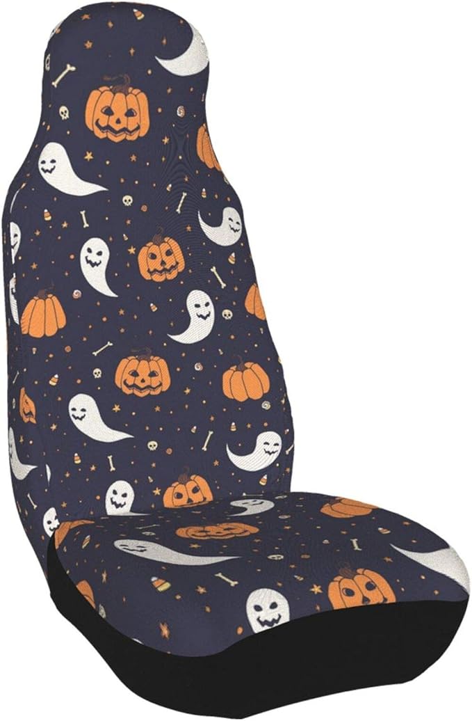 antkondnm Halloween with Pumpkins Ghosts Car Seat Covers