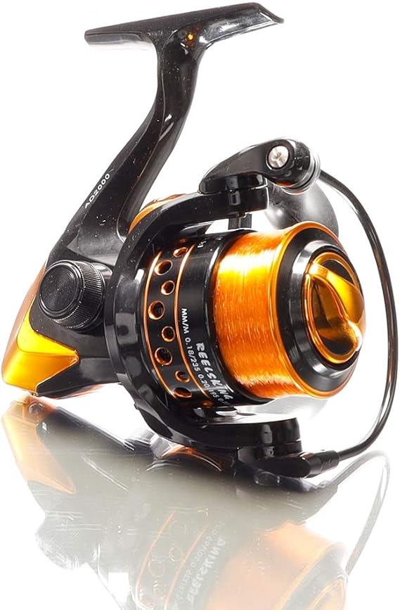 Amazon リール 釣り Yumoshiスピニングリール Ad00 糸付き 初心者 左右交換 アジング アジ リアドベント スピニング リール